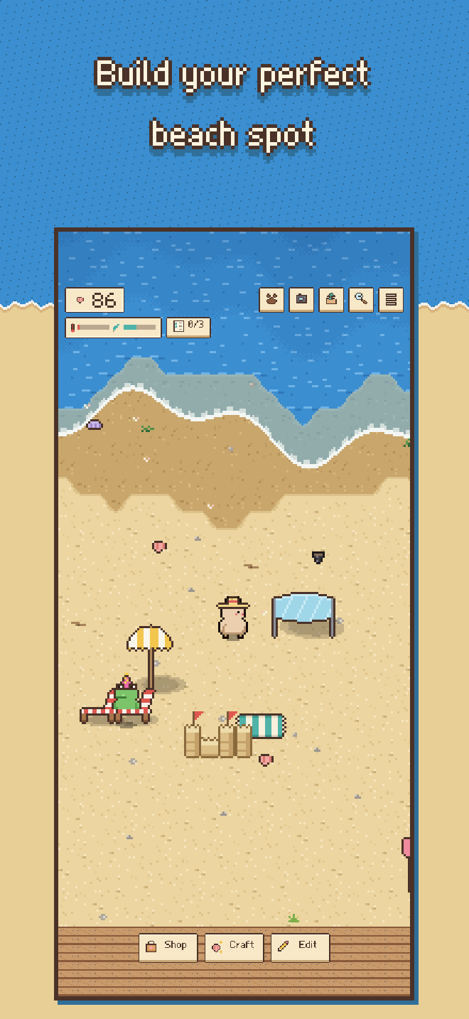 Build your perfect beach spot